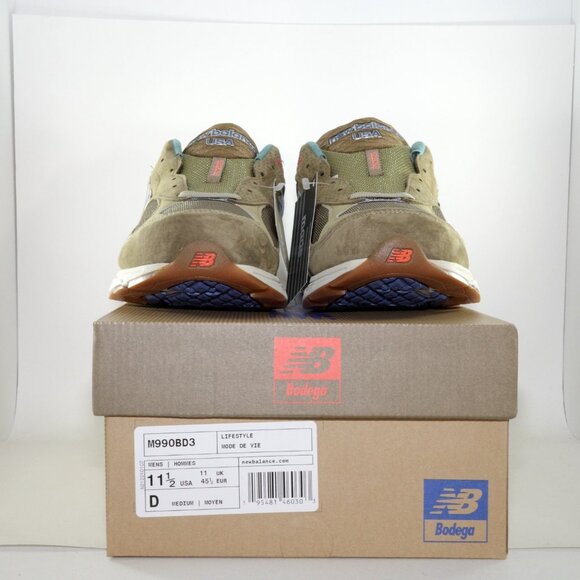 2021 New Balance x Bodega 990v3 Here To Stay 15th Anniversary Made in USA 11.5 - Picture 4 of 11